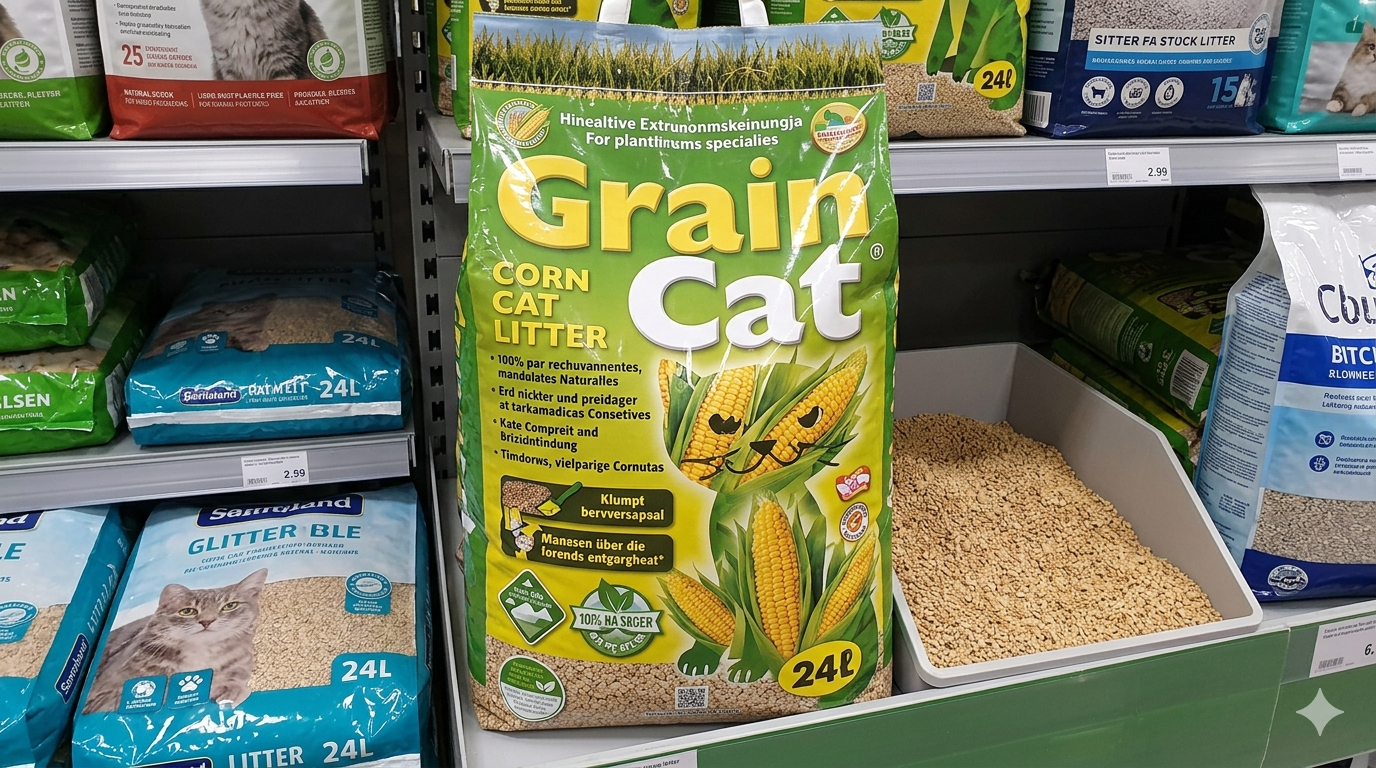 Grain Cat Corn Cat Litter 24L