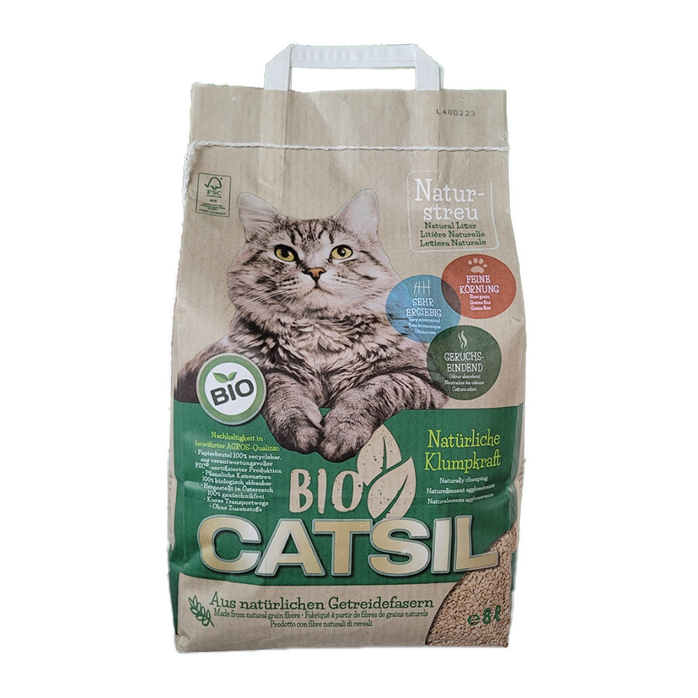Bio Catsil Plant Fiber Barley Cat Litter 8L