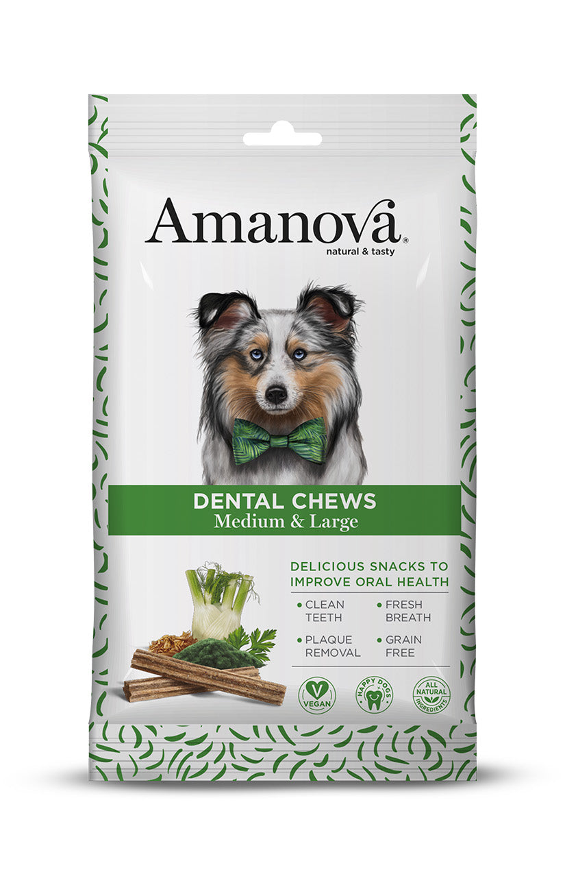Amanova Dog Dental Chews Medium & Large 180g