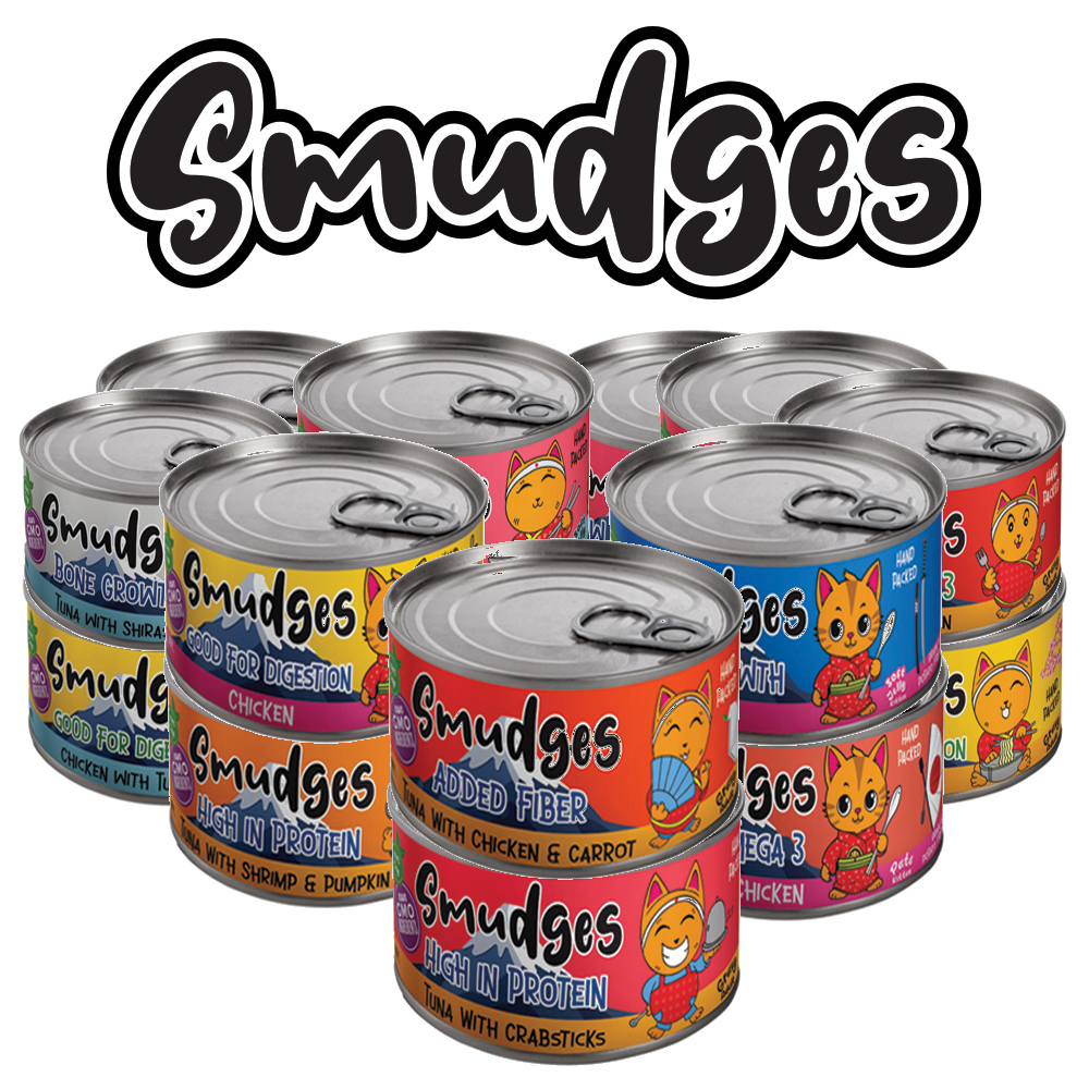 Smudges Cat food Variety Pack - 12 Cans