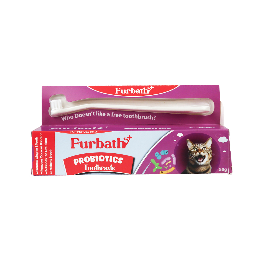 Furbath+ Probiotics Toothpaste for Cats - 50g