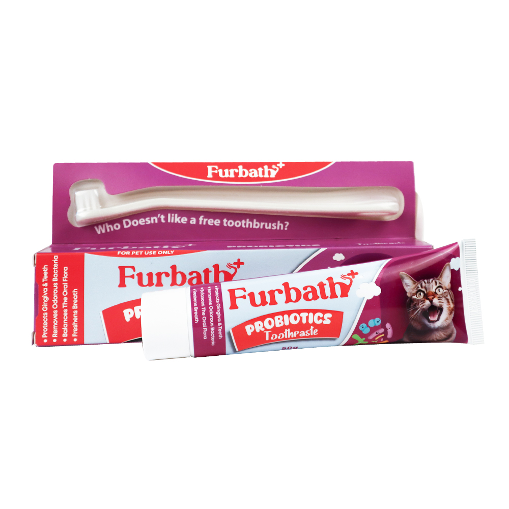 Furbath+ Probiotics Toothpaste for Cats - 50g