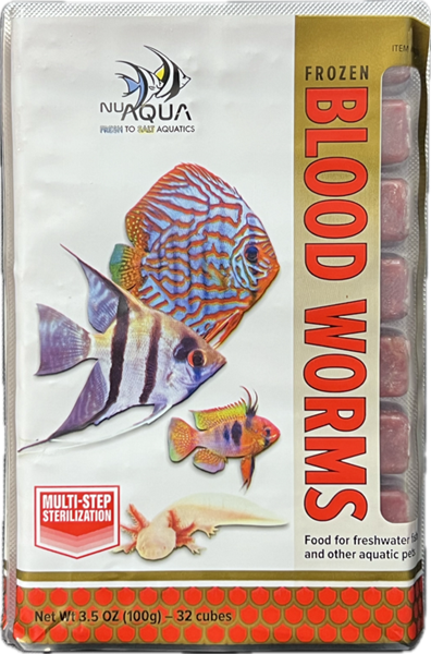 Nu Aqua For Bloodworms 32Cube 100g