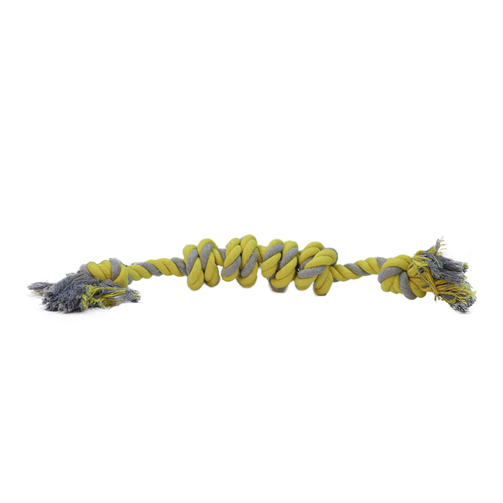 Plush Pet Dancing Rope - Yellow