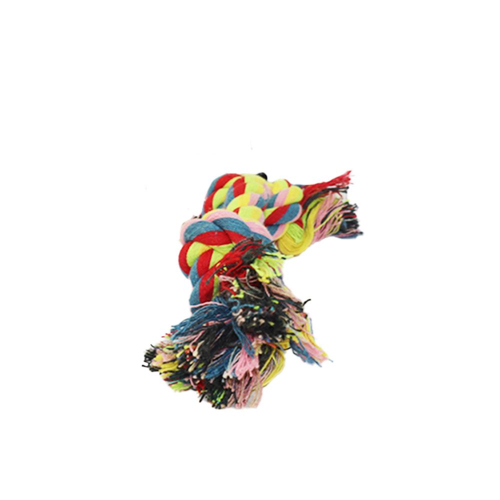 Plush Pet Rope Teethers Multicolor - 1Pc