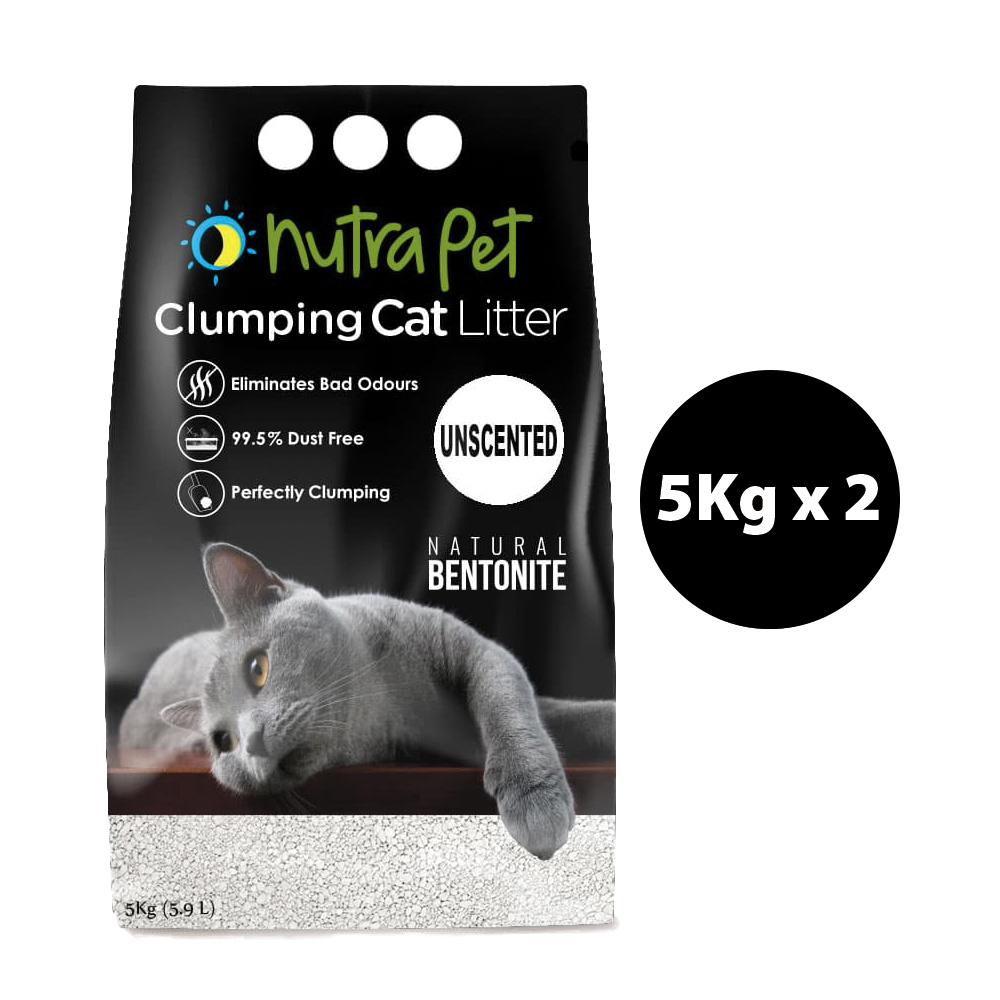 NUTRAPET CAT TURKISH BENTONITE 10KG NATURAL( NON SCENTED) + CLUMPING