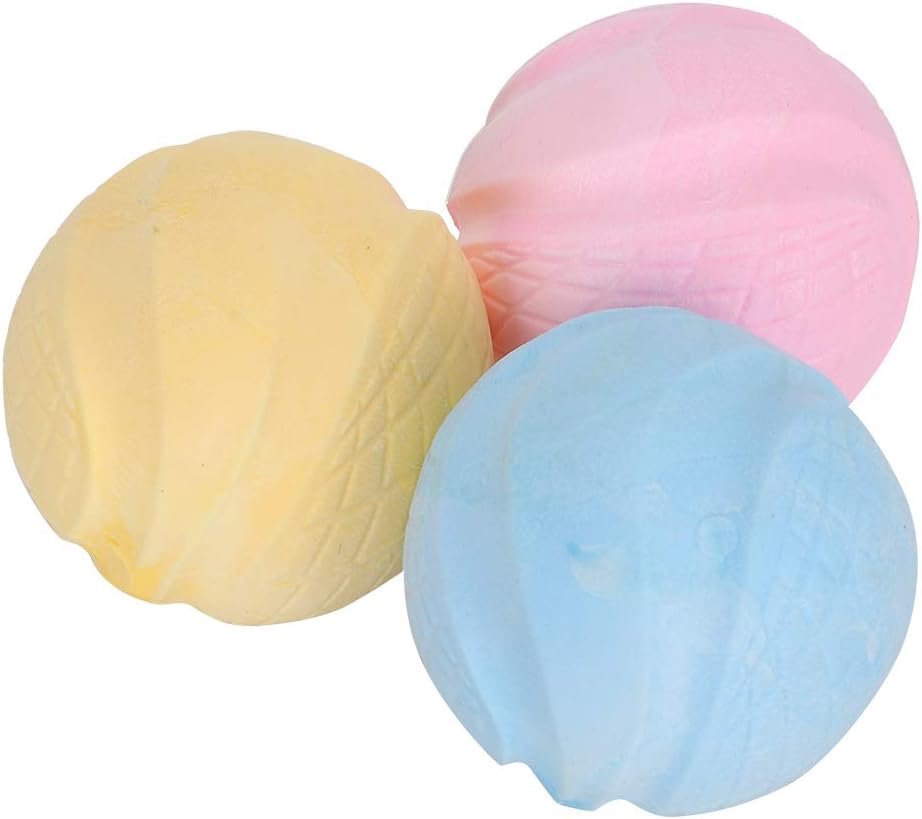 Crinkle Puppy Links Eco-Friendly Milk Flavour Foamed Ball (Assorted Colours) - 1pc