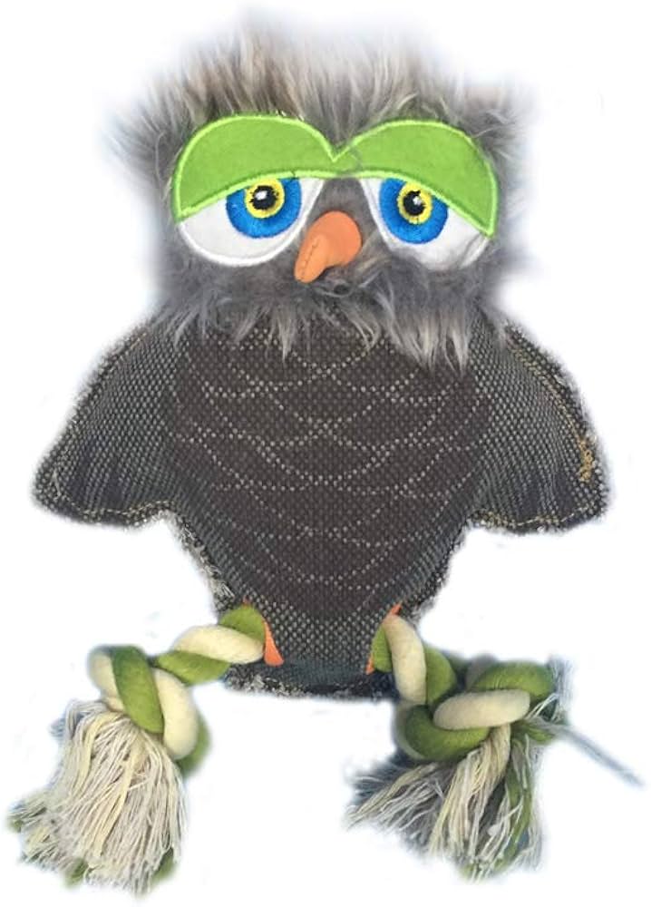 Nutrapet Owl Dog Toy