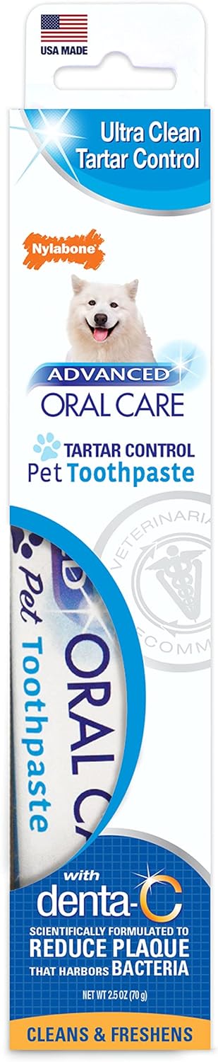 Nylabone Advanced Oral Care Tartar Control Toothpaste 2.5 Oz
