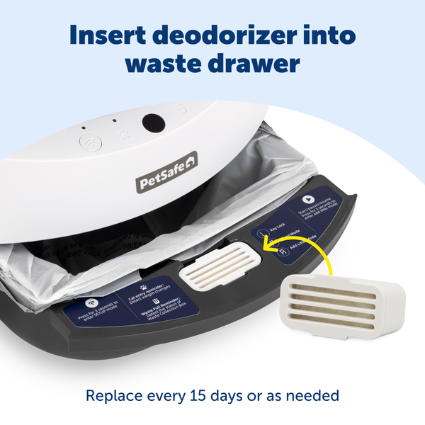 Pet Safe Ecom Smartspin Deodorizer 2pks Automatic Cat Litter Box