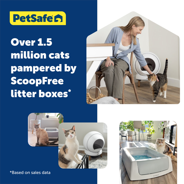 Pet Safe Ecom Smartspin Deodorizer 2pks Automatic Cat Litter Box
