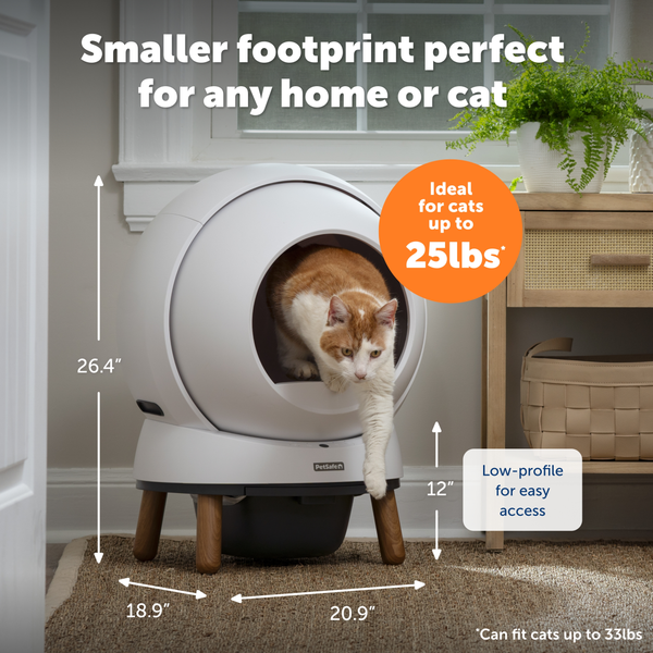 Pet Safe Ecom Smartspin Auto Litter Box Automatic Cat Litter Box