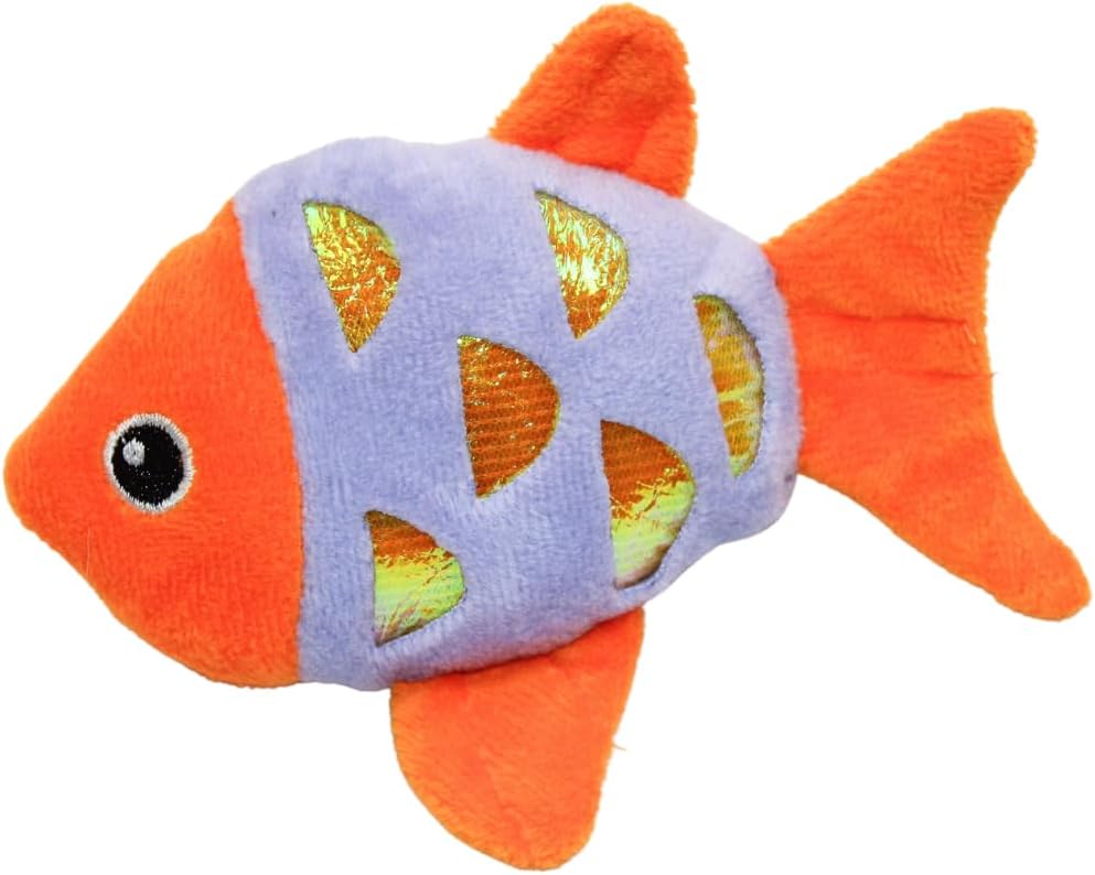 Wild Catz Fisheyz Catnip Cat Toy - 9.5 x 11.5cm - Multicolors 1Pc