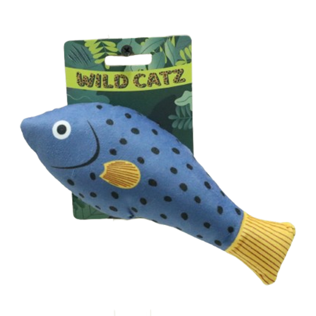 Wild Catz Mr Tartar Plush Cat Toy - 20 x 8cm, 20g