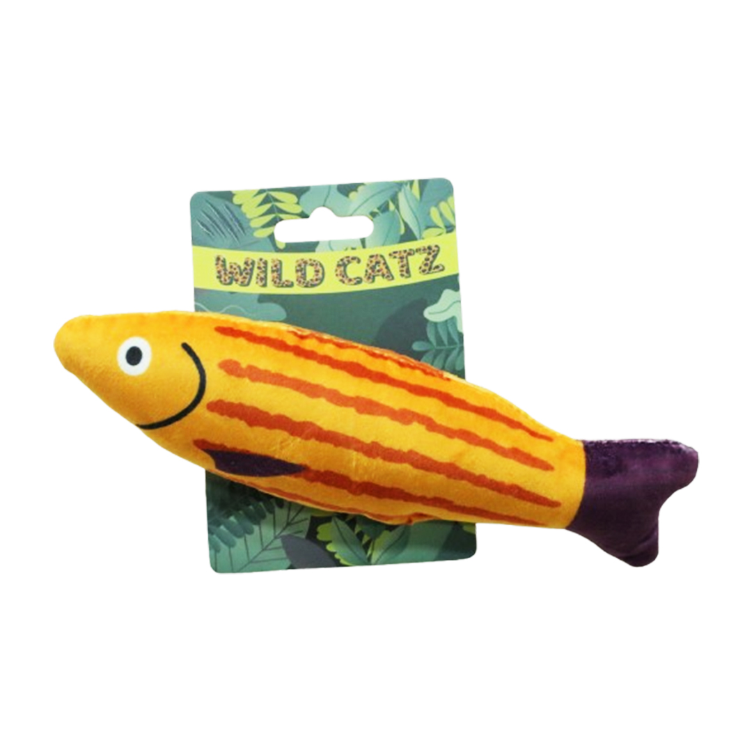 Wild Catz Mr Killer Plush Cat Toy - 22 x 6.5cm, 22g