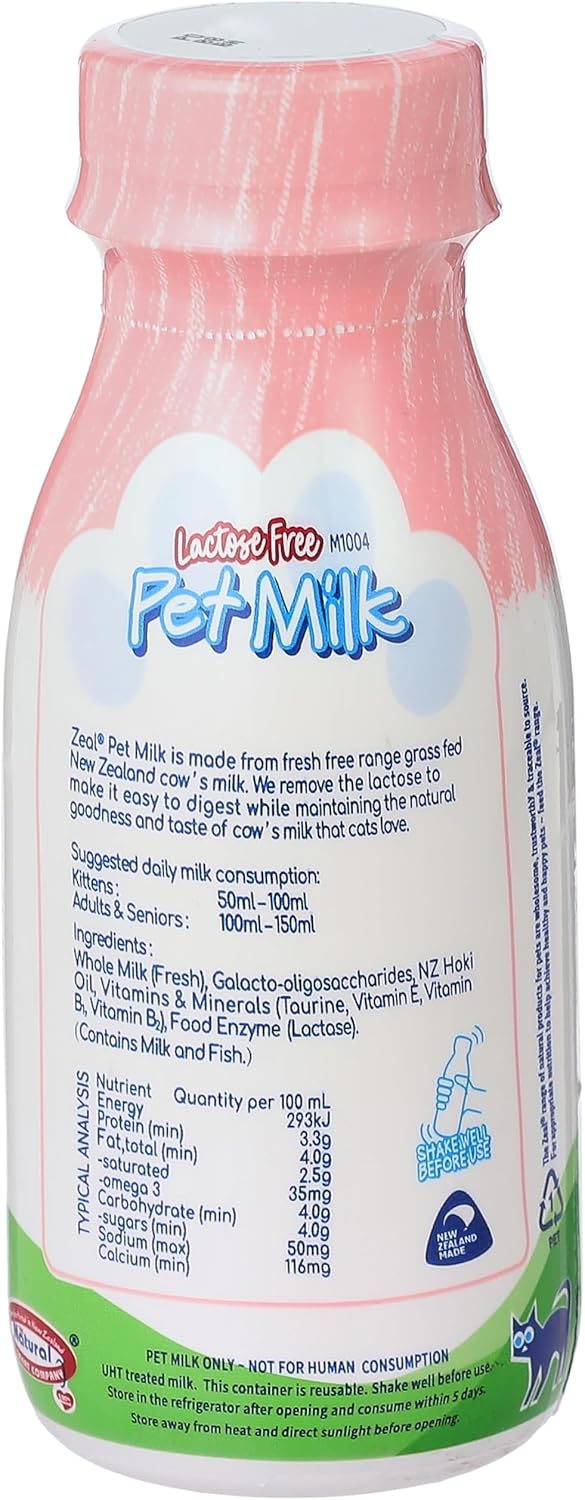 Zeal Feline Care Lactose-Free Pet Milk For Cats 255ml