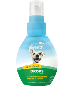 TropiClean Fresh Breath by TropiClean Drops for Dogs Display