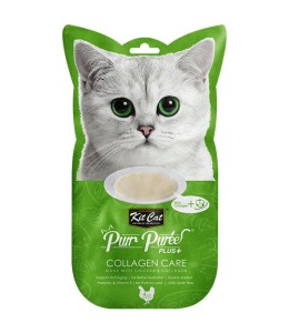 Kit Cat Puree Plus Collagen care (Chicken) 60g