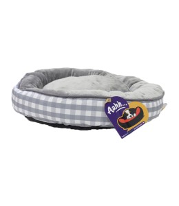 Aahh… Snuggly L46 X w36 X h42Cms Flannel Grey Checkered