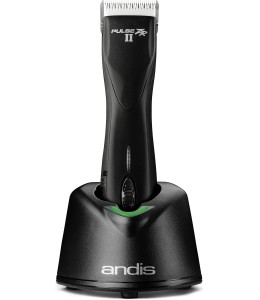 Andis DBLC -2 Pulse ZR II 5-Speed, Detachable Blade Clipper, Cordless, Lithium Ion Battery - Black (Includes extra battery)