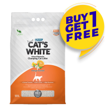 Cats White Orange Bentonite Cat Litter 10L