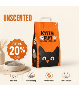 Kitty Klay Bentonite Clumping Cat Litter - Original 10Kg