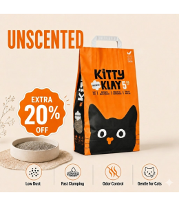 Kitty Klay Bentonite Clumping Cat Litter - Original 5Kg