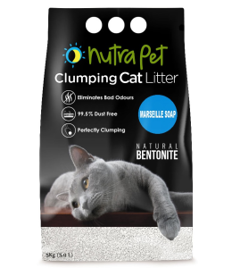 Nutrapet Bentonite Marsiella Soap White Compact Cat Litter 5Kg