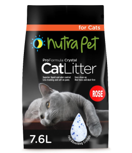 Nutrapet Cat Litter Silica Gel 7.6L- Rose Scent