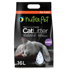 Nutrapet Cat Litter Silica Gel 16L- Lavender Scent