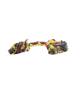 Plush Pet Rope Teethers Multicolor - 1Pc