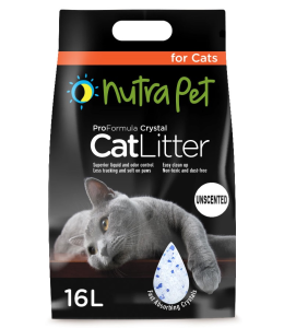 NutraPet Cat Litter Silica Gel 16L - Non-Scented