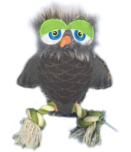 Nutrapet Owl Dog Toy