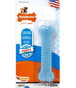Nylabone Puppy Chew Dental Bone - Blue Petite