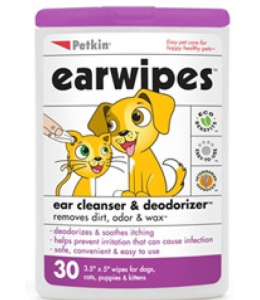 Petkin Ear Wipes 30 count