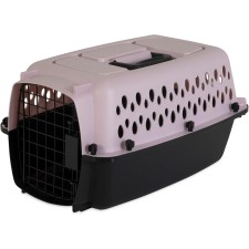 PETMATE VARI KENNEL FASHION 19" UP TO 10LBS ~ PEARL BREEZE & BLACK - 19" x 12.3" x 10.8" (48.2 x 31.2 x 27.4 cm) (IATA APPROVED)