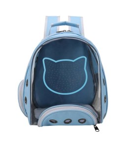 Petstranaut BackPack Bobble Cat Face Blue