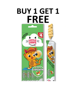Buy 1 Get 1 free Smudges Little Licks Chicken Creamy Bisque Treats for Kitten Cat 4 x 15g