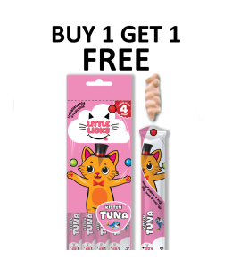 Buy 1 Get 1 free Smudges Little Licks Tuna Creamy Bisque Treats for Kitten Cat 4 x 15g