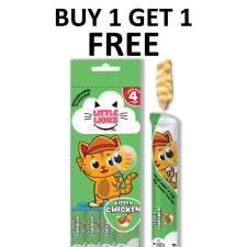 Buy 1 Get 1 free Smudges Little Licks Chicken Creamy Bisque Treats for Kitten Cat 4 x 15g
