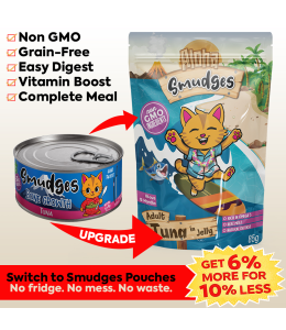 Aloha Smudges Tuna Adult Cat wet food in Jelly 85g Pouch