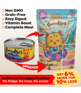 Aloha Smudges Chicken Kitten Cat wet food in Gravy 85g Pouch