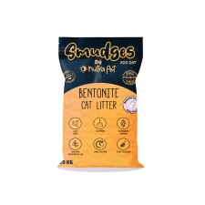 Smudges Eco cat Bentonite Clumping Cat Litter 20 Kgs-Baby Powder Scented