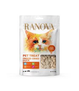 Ranova Freeze Dried Duck for cats- 50g
