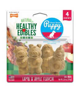Nylabone Healthy Edibles Puppy Pals 4 count Blister Card One Size