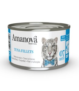 Amanova Canned Cat Tuna Fillets Broth - 70g
