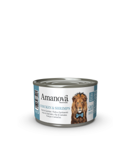 Amanova Canned Cat Chicken & Shrimps Broth - 70g