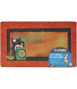 Dry Mate Cat Place Mat Good Kitty 12X20 In
