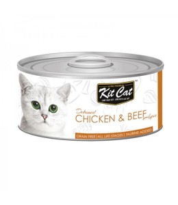 Kit Cat-Tin-Chicken & Beef 80G