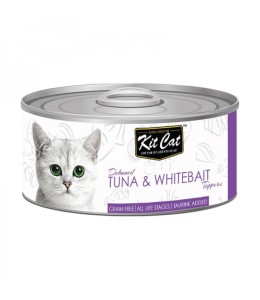 Kit Cat-Tin-Tuna & Whitebait Toppers 80G